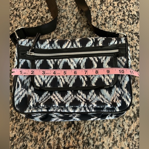 Easy Spirit Black and Blue Patterned Women's Bag - Picture 5 of 8